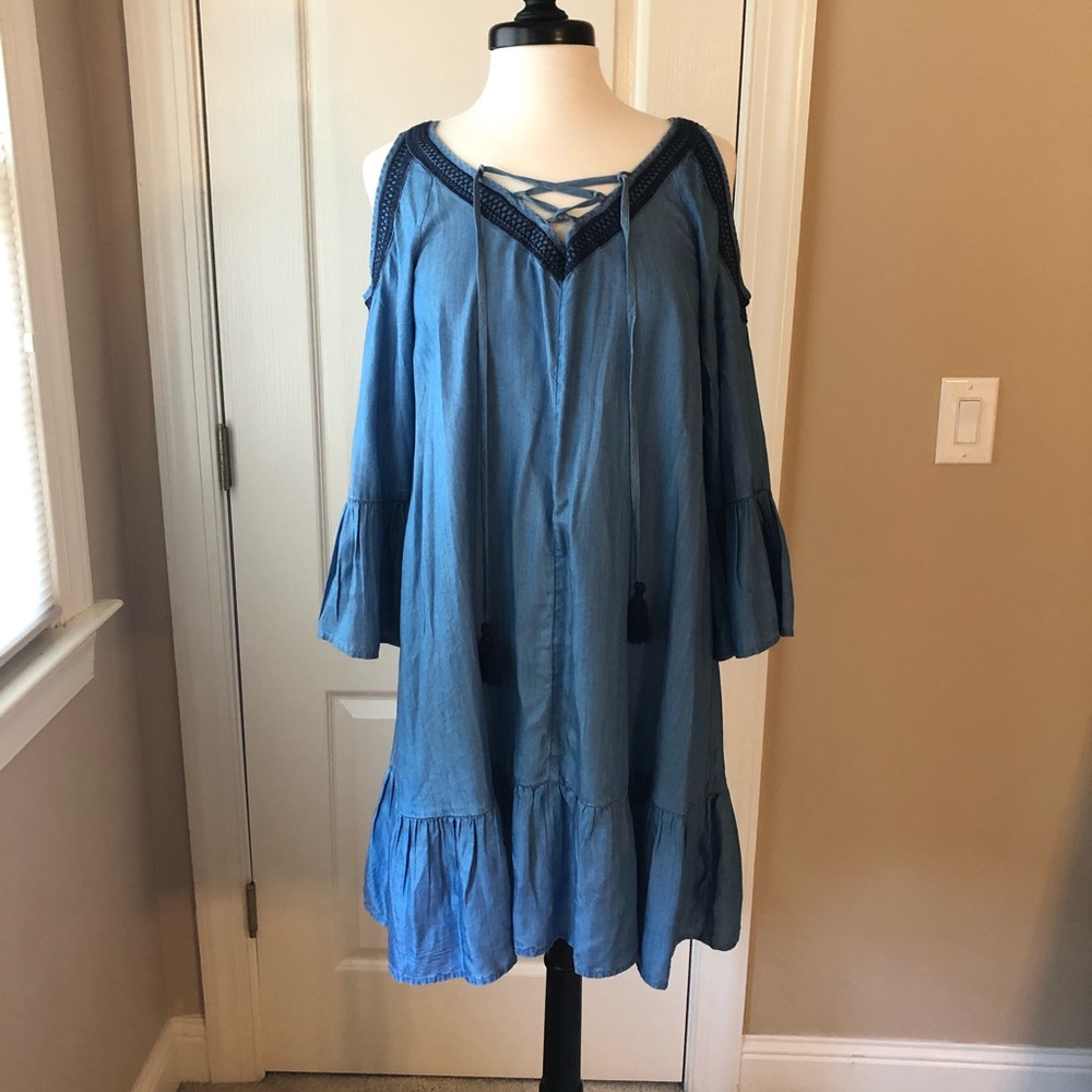 Crown and Ivy Chambray Dress